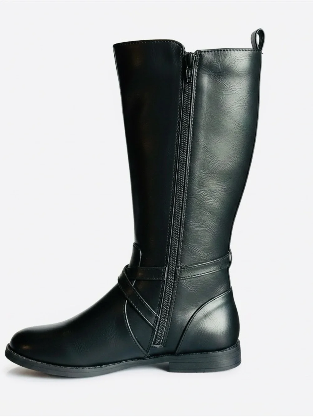 The Children’s Place Girl’s Faux Leather Tall Boots - Youth Size 3.5, New